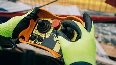 Remote control for crane