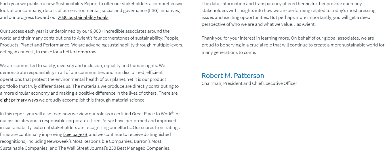 Each year we publish a new Sustainability Report to offer our stakeholders a comprehensive look at our company, detai...