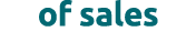 of sales